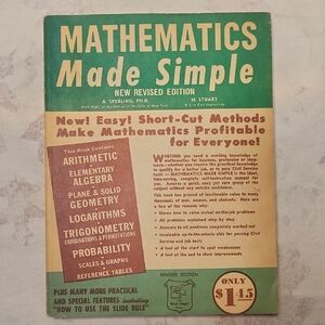 Mathematics Made Simple Math Book